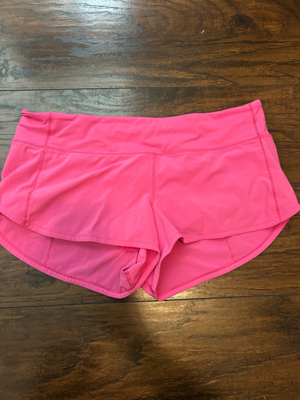 lululemon athletica Hot Pink Layered Running Shorts